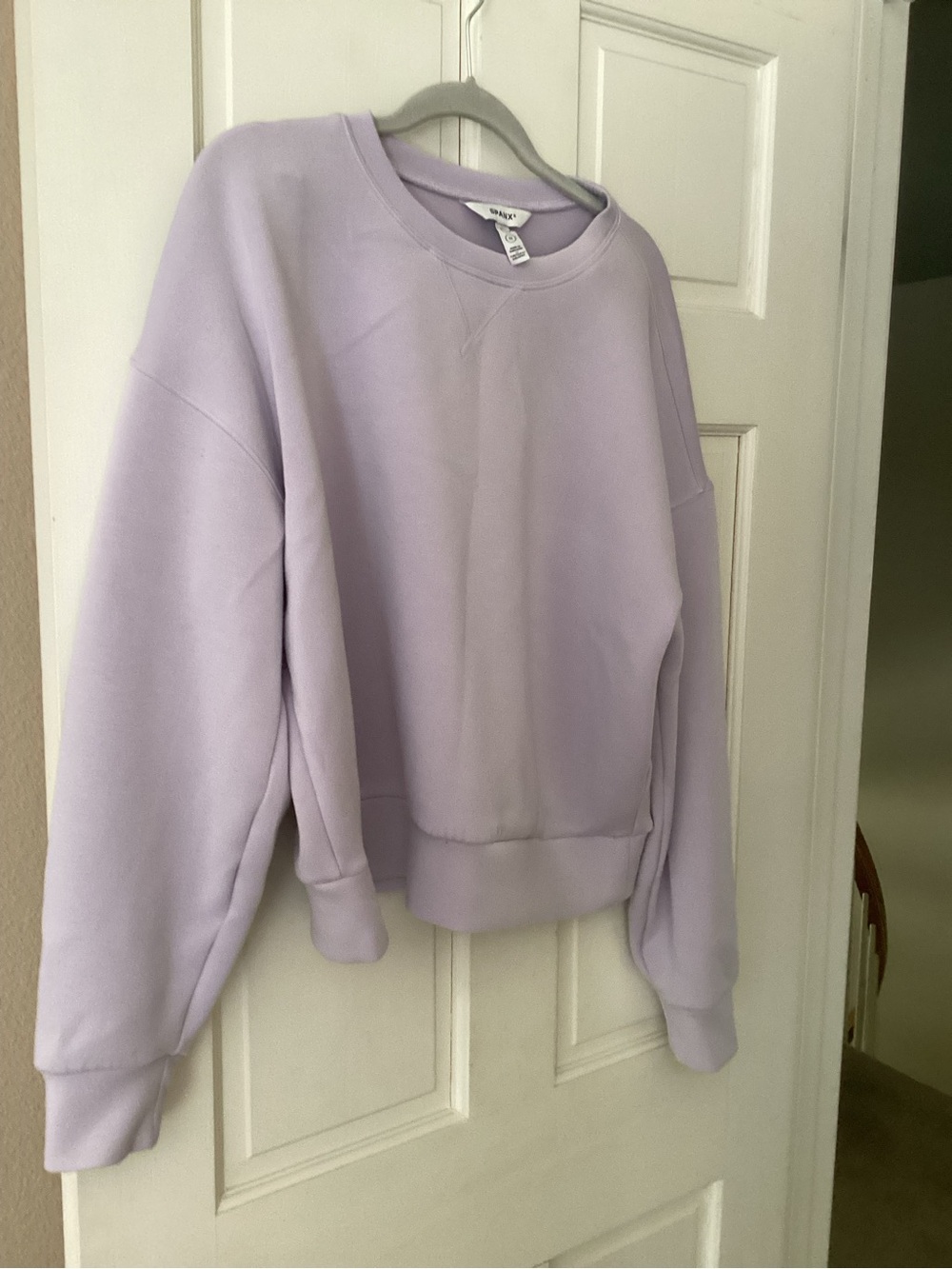 SPANX Lilac Pullover Sweatshirt - Women's Crewneck